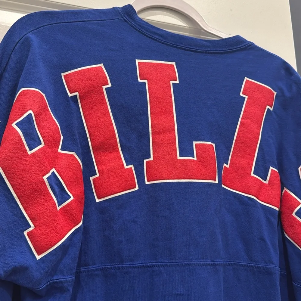 NFL Fanatics • Pro Line Buffalo Bills NY Hockey Style Football Pullover - Picture 6 of 6